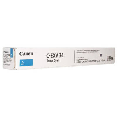 Canon C-EXV-34-3783B002 Mavi Orijinal Fotokopi Toner