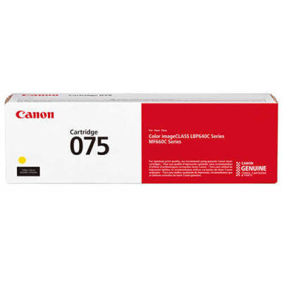 Canon CRG-075 Y (6362C001) Sarı Orjinal Toner