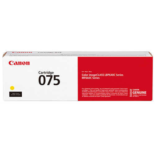 Canon CRG-075 Y (6362C001) Sarı Orjinal Toner - 1