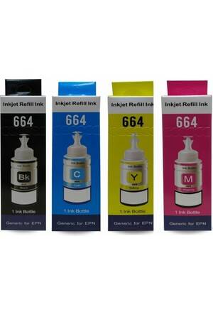 Epson T664/L110 MUADİL MÜREKKEP -70 ML- Kırmızı  - 1