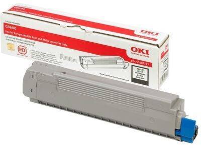 Oki C8600-43487724 Siyah Orjinal Toner - 1
